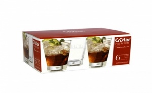 Сет от 6 броя стъклени коктейлни чаши Cristar Premium 6 Glasses