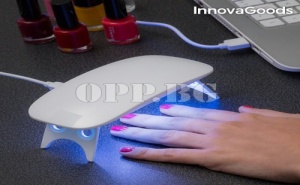 Супер Мощна Мини Led Uv Лампа за Нокти Innovagoods