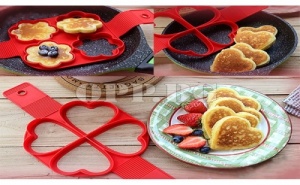 Силиконова Форма за Яйца и Палачинки 4 In 1 Pan Cake Maker