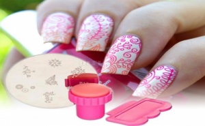 Сет за Маникюр Мини Печат Nail Stamp Set