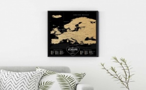 Скреч Карта на Европа – Black Deluxe Edition