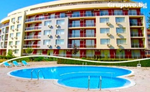 Нощувка на човек на База All Inclusive + Открит Басейн в Хотел Руби, Слънчев Бряг на Първа Линия