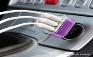 Зарядно с 3 Usb Изхода за Автомобил