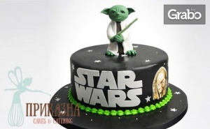 Детска 3D Торта Мини Маус или Star Wars - с 14 Парчета и Пълнеж по Избор