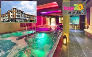 4* Пролет в Банско! Нощувка със Закуска и Вечеря + Възможност за All Inclusive, Закрит Акватоничен Басейн и Спа Пакет в Гранд Хотел Банско 4*, Банско, от 44.90 лв. на човек