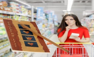 Комплект Бележник за Пазаруване и Молив Shopping List