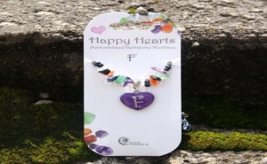 Нежно Колие с Буквичка Happy Hearts
