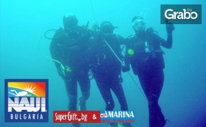Водолазно Гмуркане за Двама - в Китен или Шкорпиловци, Плюс Подводни Снимки или Видеозаснемане
