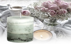 Декоративна Ароматна Свещ Cotton