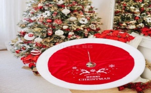 Кадифена Пола за Коледна Елха Merry Christmas