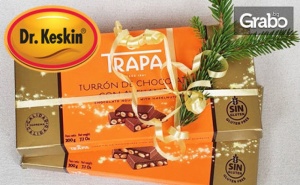 Подслади Празниците с Шоколади Trapa! 2 Броя Млечен Шоколад с Ядки Turron или 3 Броя Черен Шоколад Intenso