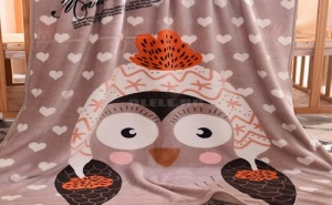 Меко Детско Одеяло Penguin Print Blanket