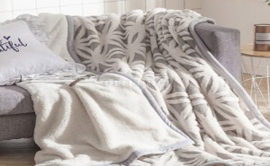 Уникално Меко и Топло Одеяло Flower Print Blanket