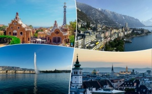 През пролетта в Испания, Германия, Швейцария и Австрия. 7 нощувки на човек със закуски + транспорт от ТА Холидей БГ Тур