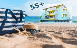 Специална оферта за септември 55+ от семеен хотел Нептун, Лозенец! Нощувка на човек със закуска, обяд и вечеря