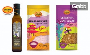 Хранителни продукти за вкъщи! Корнфлейкс, мюсли, зехтин, лимец, нахут, хималайска сол, кафява захар, сладко, тахан, чиа, киноа