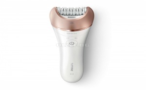 Епилатор Philips Satinelle Advanced със 7 аксесоара и мини четка за лице