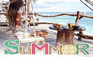 Декоративна Светеща Табела Summer