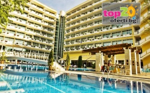 Лято на 80 Метра от Плажа! Нощувка с All Inclusive + Голям Басейн, Чадър и Шезлонг, Анимация за Деца и Възрастни в Гранд Хотел Оазис, Слънчев Бряг, от 35 лв./човек