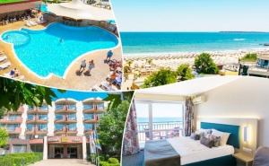 3, 5, 7 или 10 Нощувки на База Ultra All Inclusive + Басейн, Шезлонг и Чадър на Плажа от Мпм Хотел Орел, на 1-Ва Линия в <em>Слънчев бряг</em>