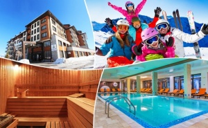 Нощувка на човек на база All inclusive + вътрешен отопляем басейн и СПА зона от Мурите Клуб Хотел, до Банско