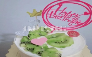 Топер за Торта Happy Birthday в Цвят и Модел по Избор