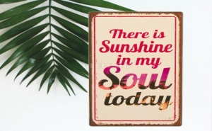 Метално Магнитче за Хладилник Sunshine In My Soul