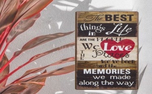 Метално Магнитче за Хладилник The Best Things In Life