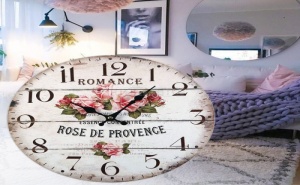 Стенен Часовник Romance Rose De Provence