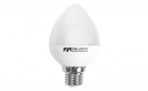 Led Крушка за Лампа Тип Свещ Silver Electronics Eco E14 5W 3000K A+ (Топла Светлина)