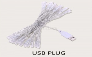 Декоративни лампички с USB порт 40pcs Bulb Copper String Light