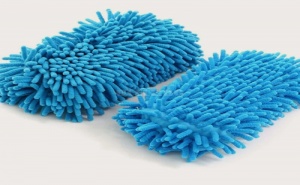 Почистваща Микрофибърна Гъба за Автомобил 1Pc Car Chenille Cleaning Brush