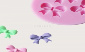Мини Силиконова Форма за Шоколад Панделки 1Pc Bow Shaped Baking Mold