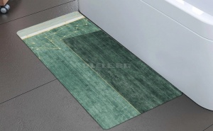 Нехлъзгащо се дълго килимче за баня Geometric Pattern Non-slip Bath Mat