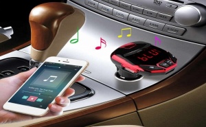 Трансмитер за кола с Bluetooth, USB, MP3 Player и FM Iron Man