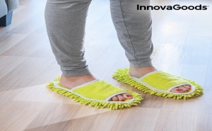 Чехли за чистене на под InnovaGoods Mop & Go Slippers