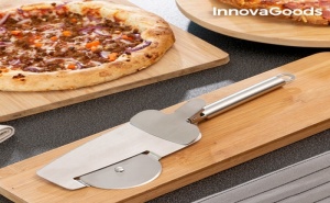 Колело за Рязане на Пица Innovagoods 4 в 1 - Нож за Пица