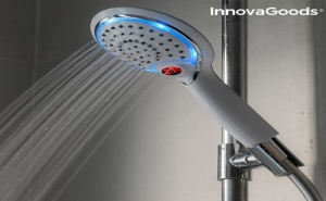 LED светеща душ слушалка със сензор за температура InnovaGoods