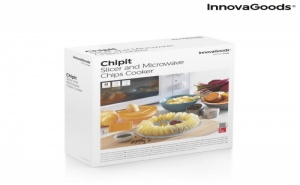 Комплект за Приготвяне на Чипс за Микровълнова Печка с Ренде и Рецепти Chipit Innovagoods