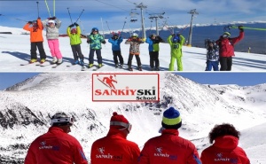 Наем на Пълно Ски или Сноуборд Оборудване за 1 Ден от Ски Училище Санкийски, Банско