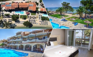 Ранни Записвания на 1-Ва Линия в Тасос! 2+ Нощувки със Закуски и Вечери на човек + Басейн в Хотел Хотел Rachoni Bay Resort***, Гърция