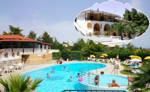 Лято 2023 в Kassandra Bay Hotel, Криопиги, Гърция! 3+ Нощувки на човек със Закуски и Вечери + Басейн в Халкидики!