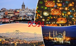 Нова 2024 Година в Истанбул! Транспорт + 3 Нощувки на човек със Закуски в Хотел Prestige 4* с Доплащане за Новогодишна Вечеря от Та Юбим Холидейс