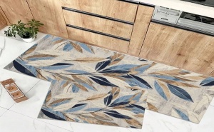 Kилимче за кухня Leaf Pattern Kitchen Mat