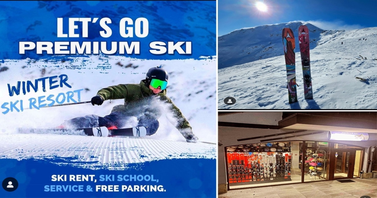 Наем на Ски или Сноуборд Оборудване за 1 Ден + Безплатен Паркинг от Премиум Ски, Банско